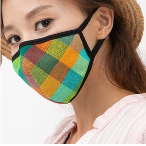 4 / $24 New Cotton Hepa filter face mask colorful